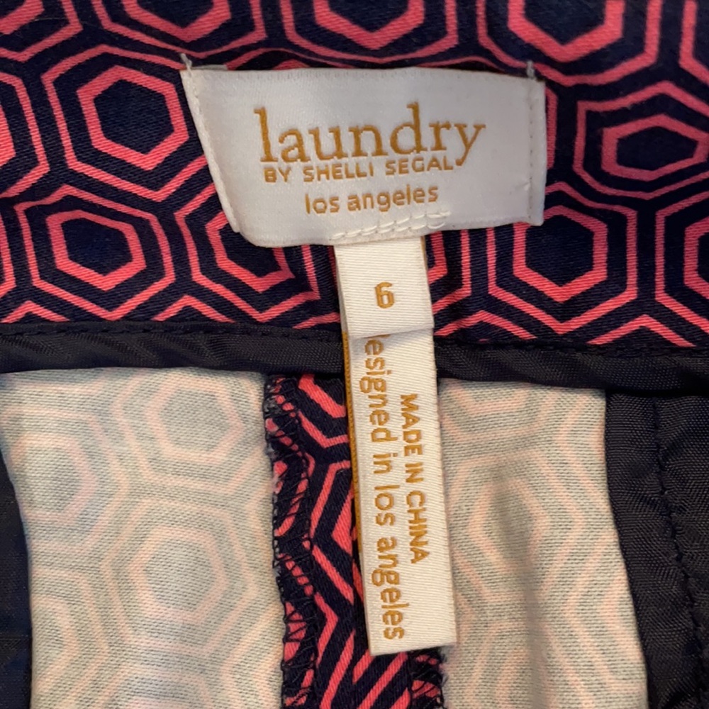 Laundry Pink and Navy Pants - Picture 4 of 5